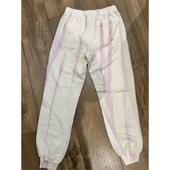 Champion Womens Jogger Sweatpants  Off White Purple Tie Dye Cozy Comfort - Picture 6 of 6